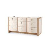 Albert Extra Large 9-Drawer, Light Natural Shimmer