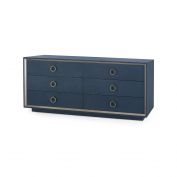 Ansel Extra Large 6-Drawer, Blue Steel