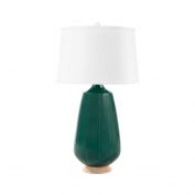 Aurora Lamp with Shade, Emerald Green