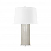 Formosa Lamp with Shade, Dove Gray