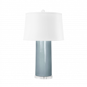 Formosa Lamp with Shade, Smoke Blue