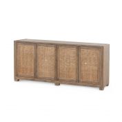 Karen 4-Door Cabinet, Driftwood