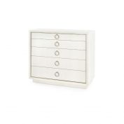 Parker Large 5-Drawer, Light Natural Shimmer