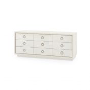 Parker Extra Large 9-Drawer, Silver Shimmer