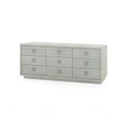 Parker Extra Large 9-Drawer, Slate Blue Shimmer