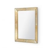 Reese Large Mirror, Antique Champagne Mirror