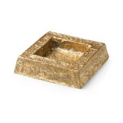 Square Bowl, Gold Leaf