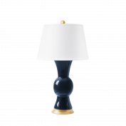 Tao Lamp with Shade, Navy Blue