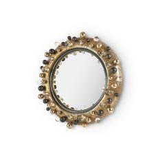 Eris Mirror, Antique Brass